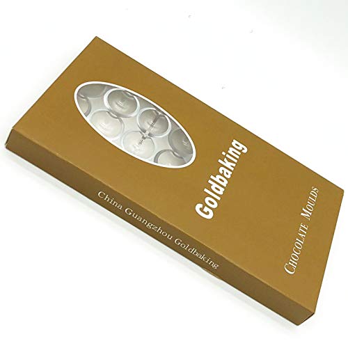 Goldbaking Ball Chocolate Mold Ball Polycarbonate Mould Chocolate Mold Hot Chocolate Bomb (Middle 2inch)
