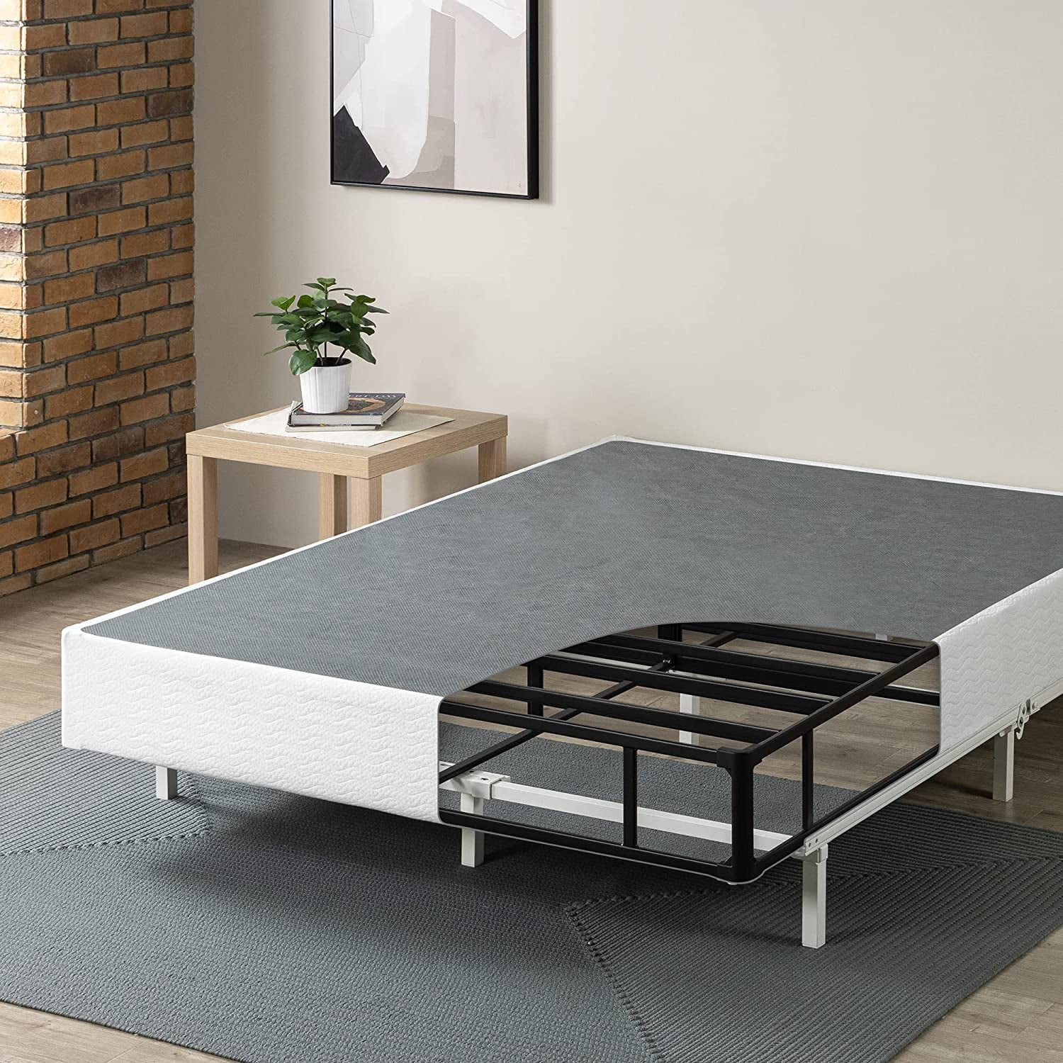 Zinus 9" Metal Smart BoxSpring® with Quick Assembly, Mattress Foundation, Queen