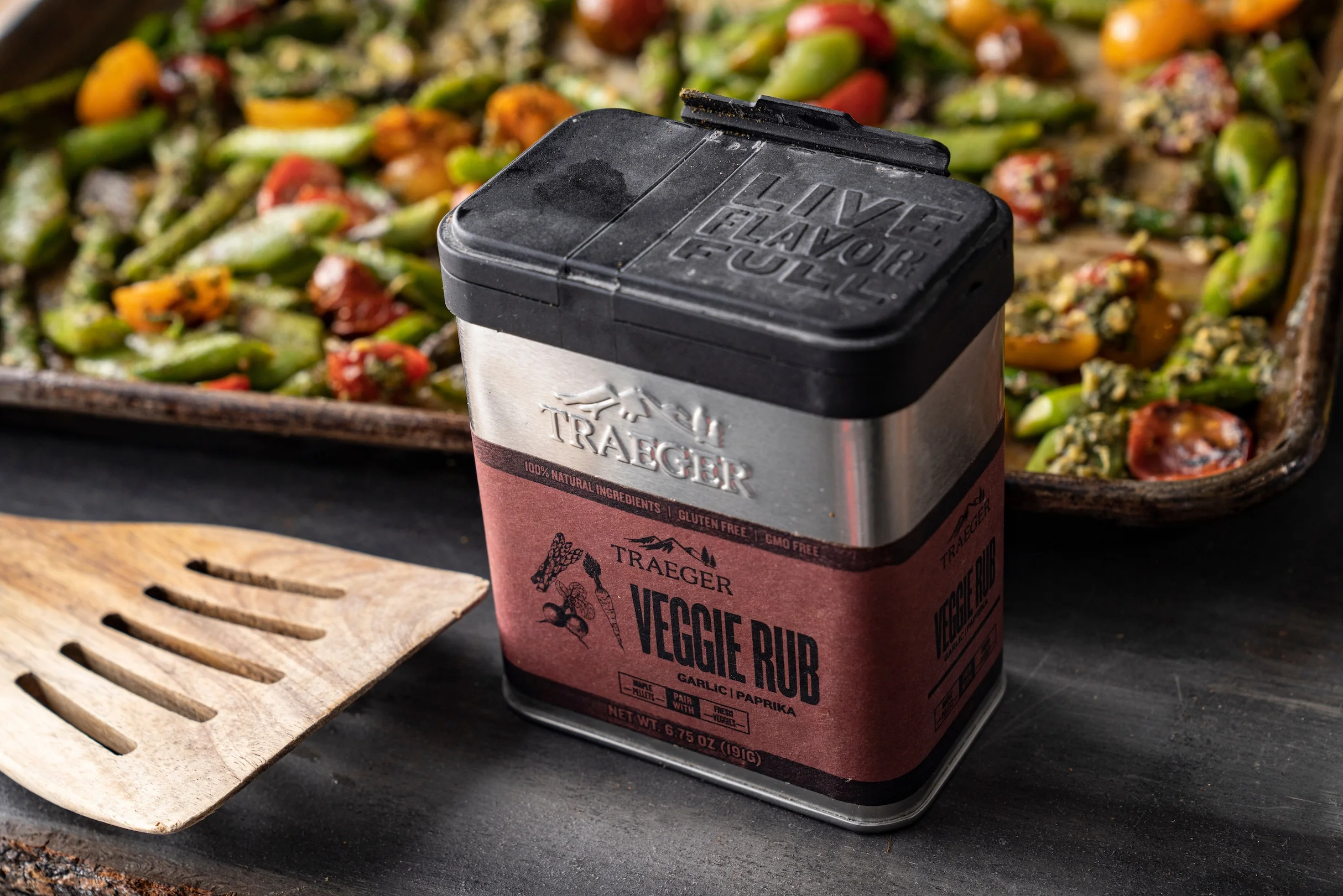 Traeger Pellet Grills 6.75oz Veggie Rub with Garlic and Paprika