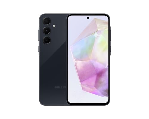 Samsung Galaxy A35 5G A356E 128GB Dual-SIM GSM Unlocked Android Smartphone (Latin Variant/US Compatible LTE) - Awesome Navy