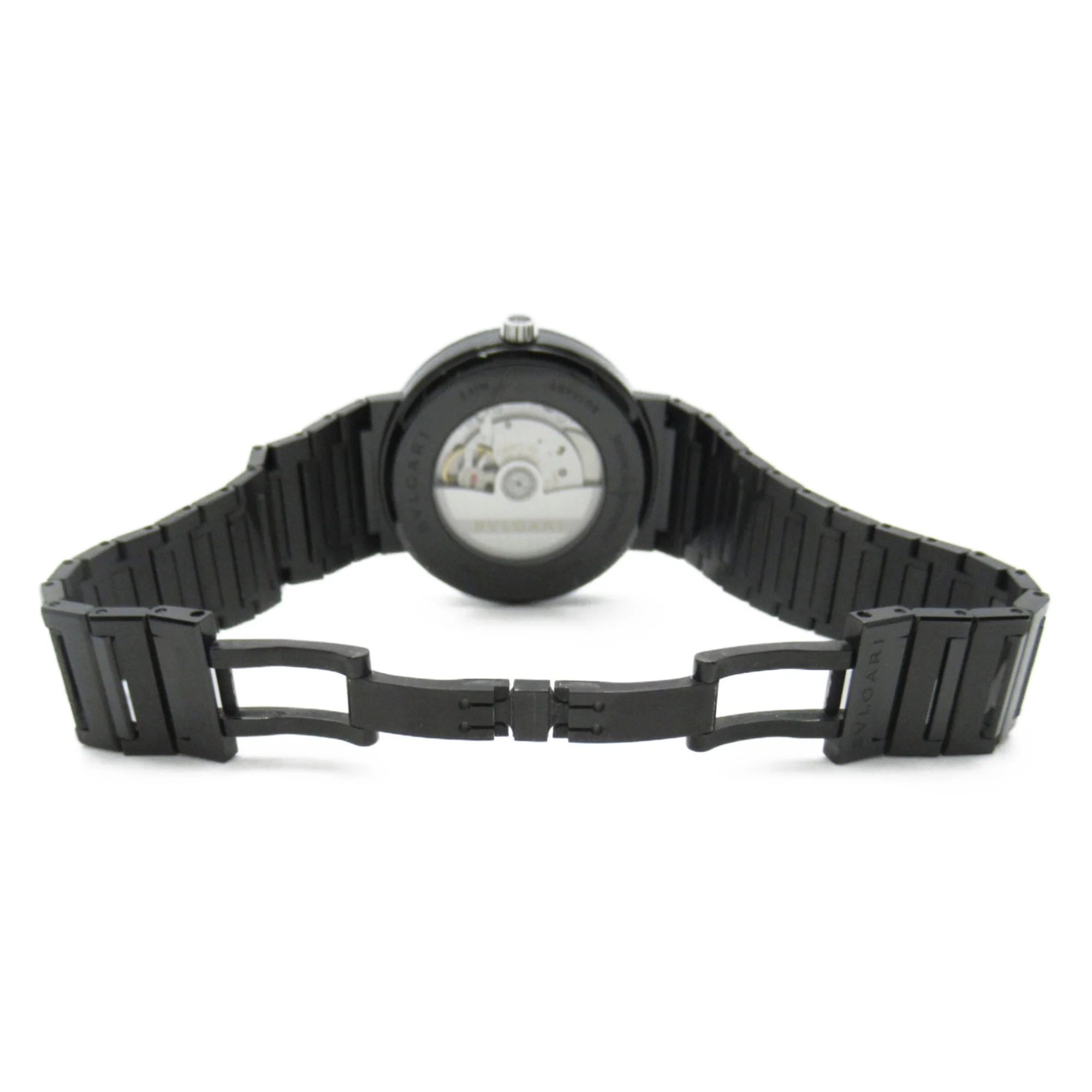 Pre-Owned BVLGARI Bvlgari Bvlgari DLC Wrist Watch watch Wrist Watch BB41S/103540 Mechanical Automatic Black  Stainless Steel BB41S/103540 (Good)