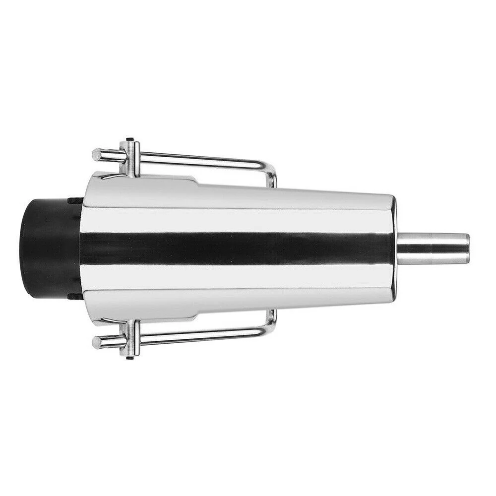 Silver Barber Chair Replacement Hydraulic Pump 4 Screw Beauty Salon Adjustable Height 440 lbs Weight Capacity