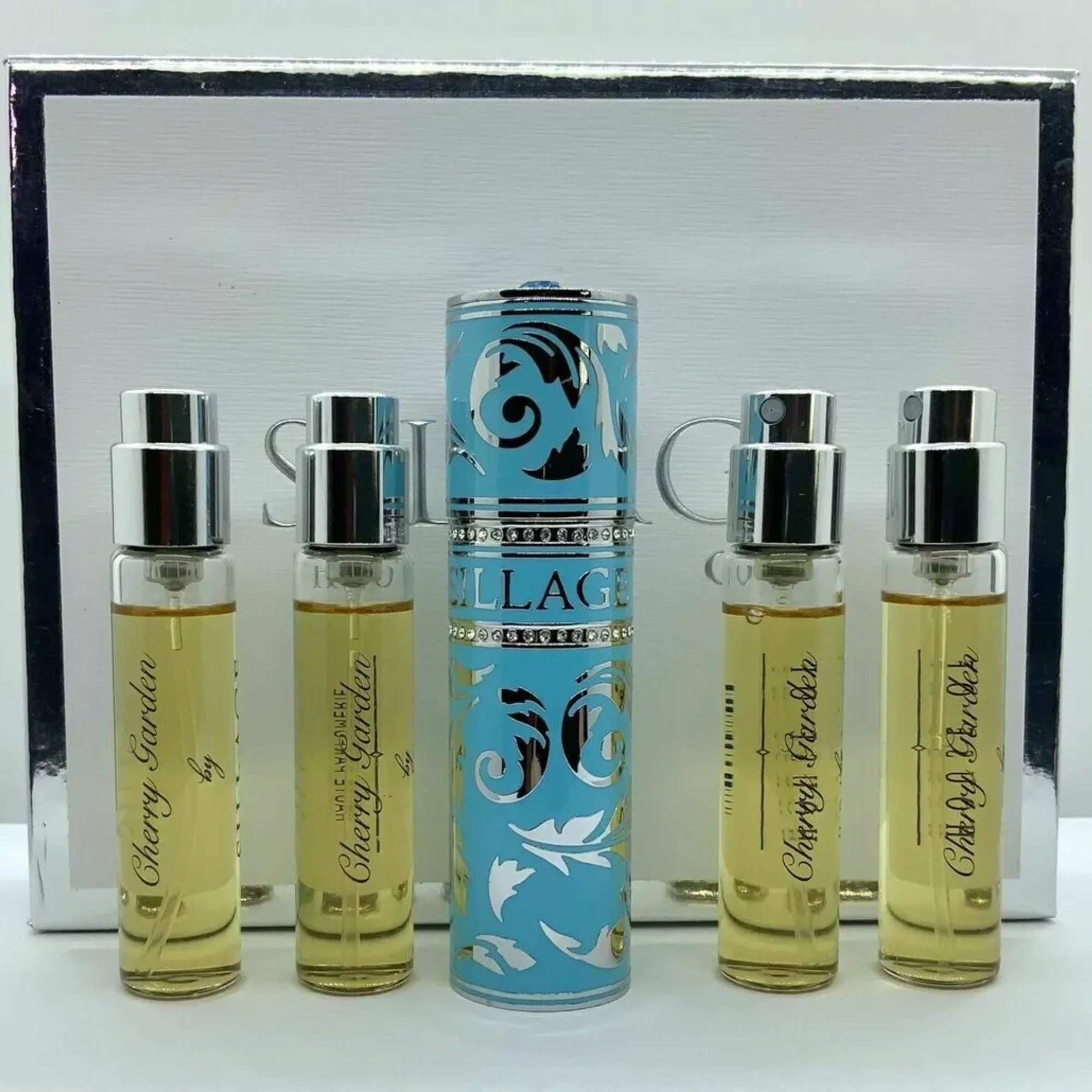 House of Sillage - Cherry Garden Aquamarine Travel Spray - 4x 0.27oz