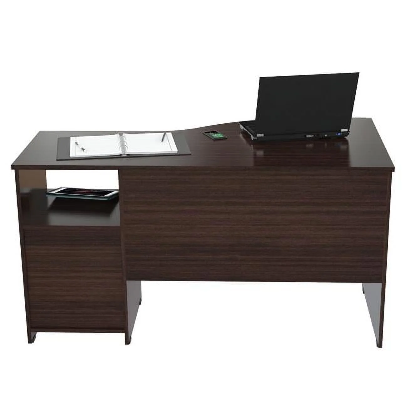 Curved Top Desk - Melamine & Engineered wood