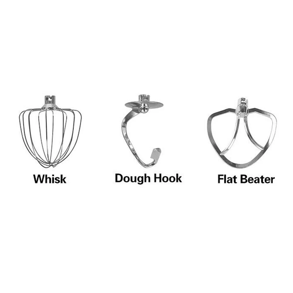 DENEST 1.2KW Household Commercial Six Speed Electric Food Mixer Dough Mixer Egg Beater