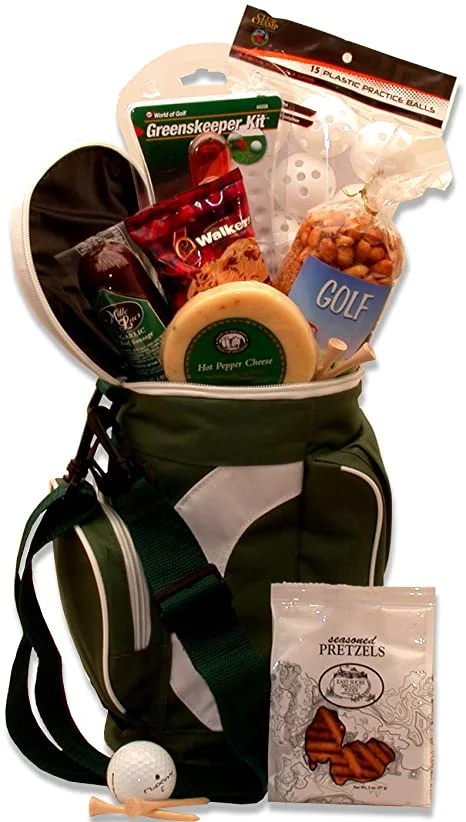 Golfer's Deluxe Premium Golf Gift of Gourmet Treats | Holiday, Birthday, or Father's Day Golfing Gift Idea