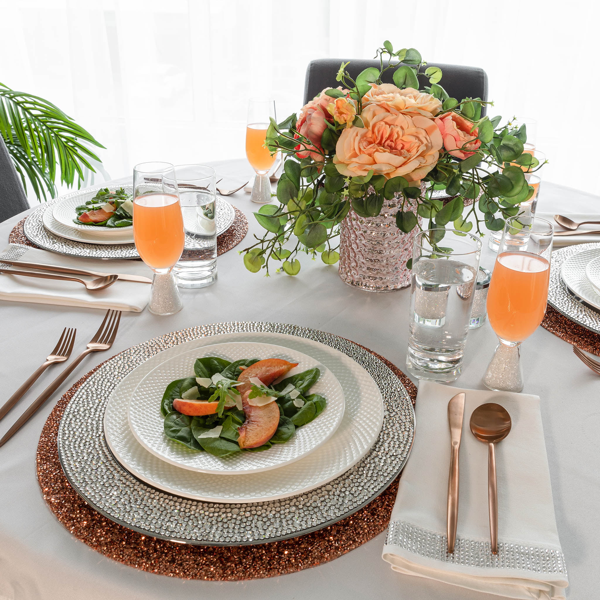 Sparkles Home Rhinestone Stemless Crystal-Filled Champagne Flute - Set of 6