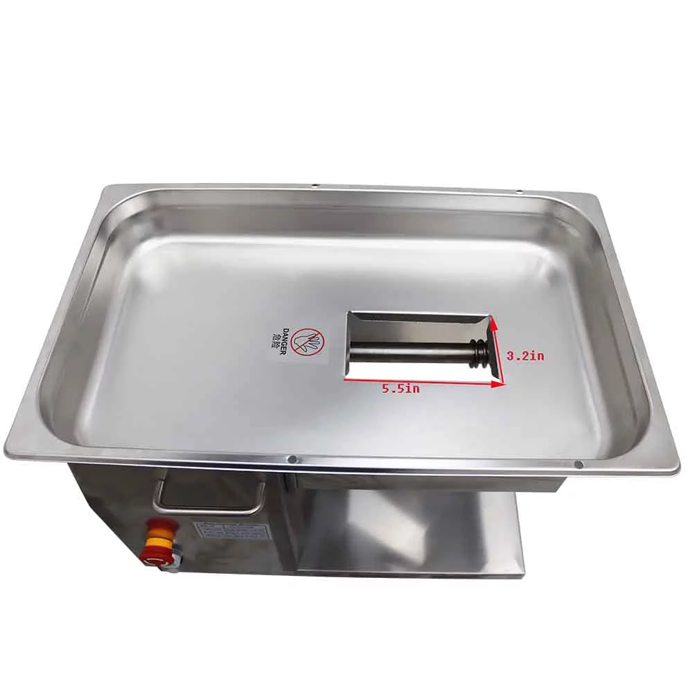 Techtongda QH Commercial Meat Cutter Machine Stainless Steel Meat Slicer Body without Blade