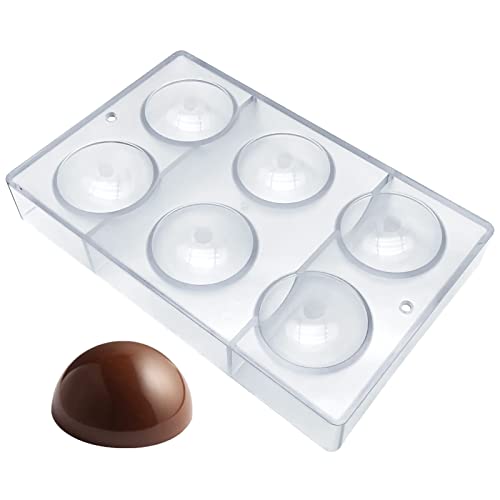 Goldbaking Ball Chocolate Mold Ball Polycarbonate Mould Chocolate Mold Hot Chocolate Bomb (Middle 2inch)