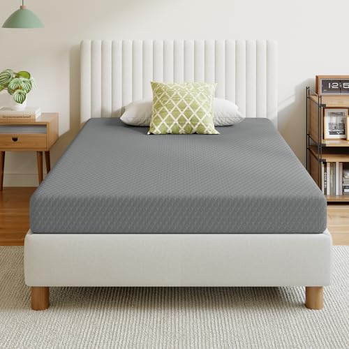 Novilla Queen Size Mattress, 10 Inch Gel Memory Foam Mattress Queen Size for Cool Night Sleep & Pressure Relief, Foam Mattresses with Wave Airflow Foam Core for Enhanced Support & Breathability