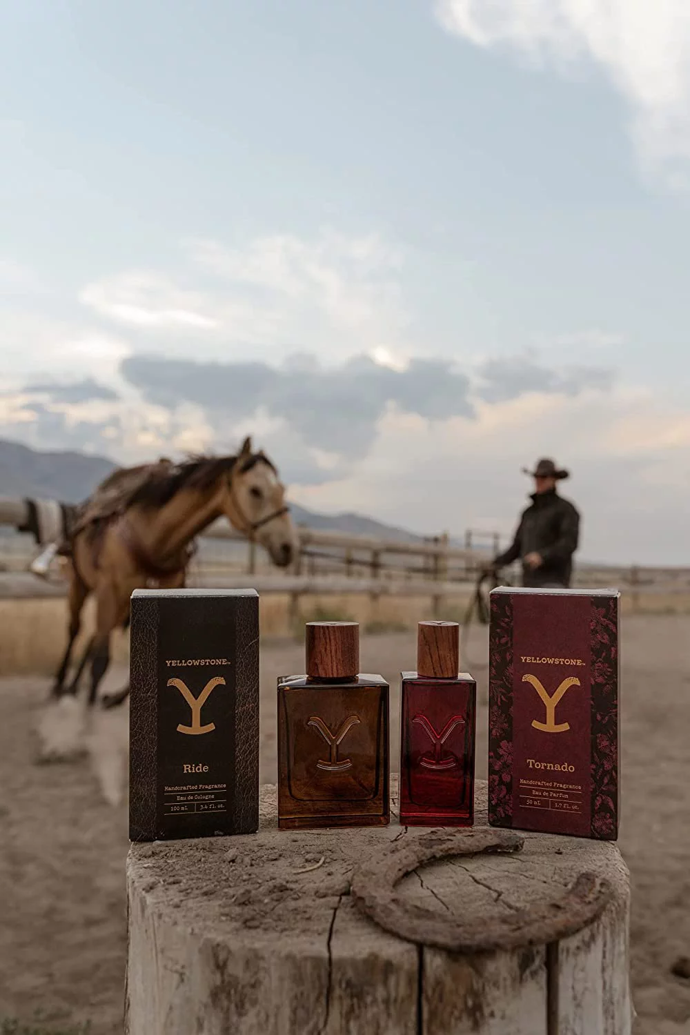 Yellowstone Ride Men's Cologne by Tru Western, 3.4 fl oz (100 ml) - Vibrant, Smokey, Rugged