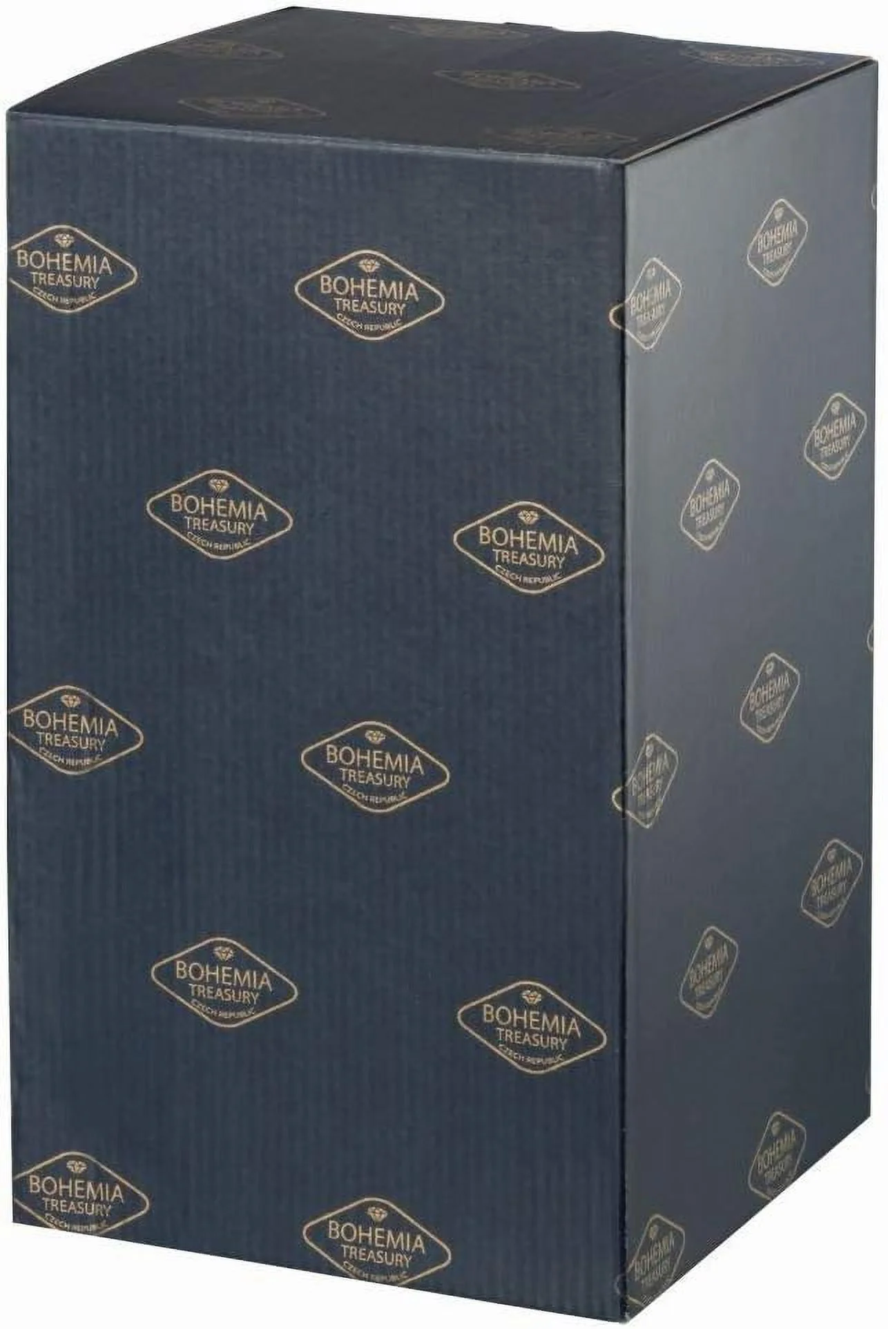 Bohemian Crystal Glass Vase 12''-Height Grey-Smoke ''Samba'' Vintage European Design Centerpiece Flower Vase Home Decor Wedding Birthday Housewarming Anniversary