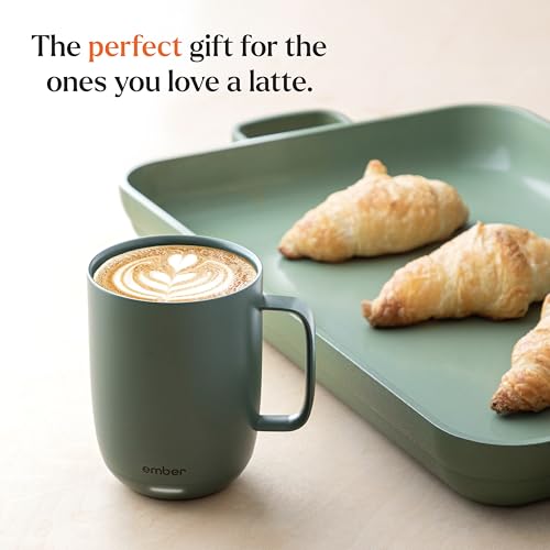 Ember Temperature Control Smart Mug 2, 14 Oz, App-Controlled Heated Coffee Mug with 80 Min Battery Life and Improved Design, Black