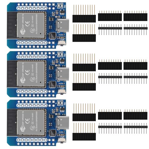 5PCS Type C D1 Mini ESP32 ESP-WROOM-32 CP2104 WLAN WiFi+Bluetooth Internet of Things IoT Development Board for Arduino NodeMCU