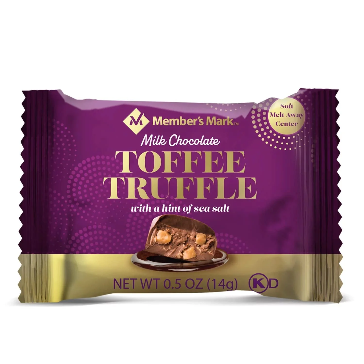 Milk Chocolate Toffee Truffle With Sea Salt (19 Oz.), 38 Count (Pack Of 1)