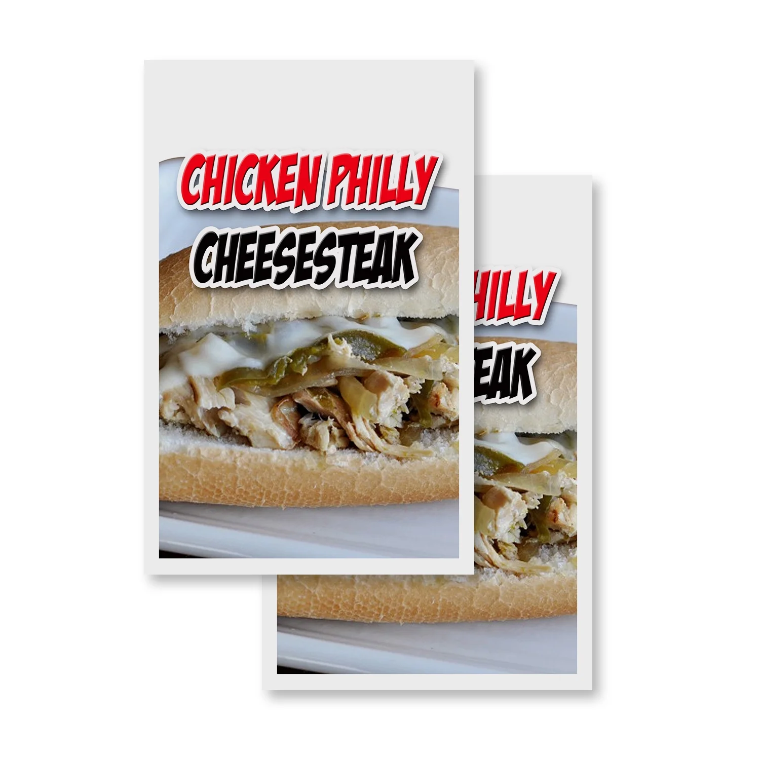 Chicken Philly Cheesesteak (2-PACK) 24