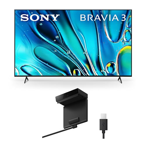 Sony 65-Inch Class 4K Ultra HD BRAVIA 3 LED Smart TV with Google TV Dolby Vision HDR, PS5 Exclusive Features, K-65S30