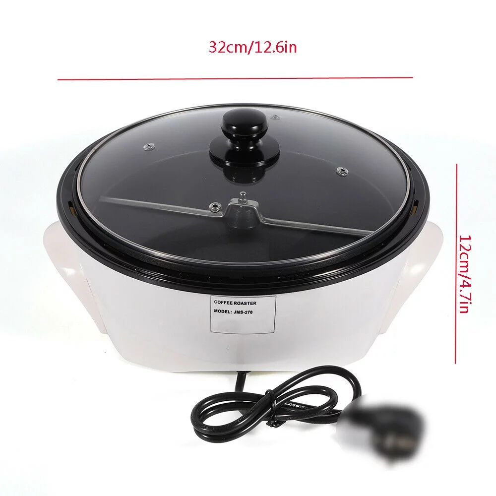 Miumaeov 1500g Electric Coffee Roaster Machine Non-stick Coffee Bean Roasting Baking 110V