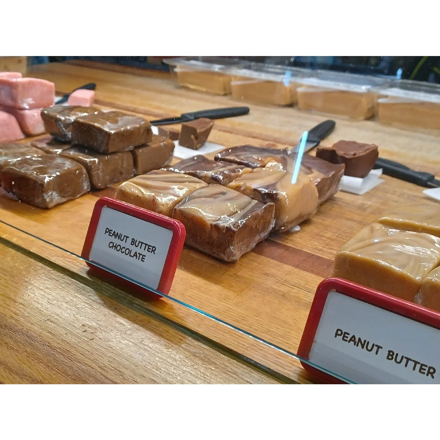 Lehman's Homemade Artisan Fudge, Freshly Made Gourmet Candy, 1 Pound Package - Peanut Butter