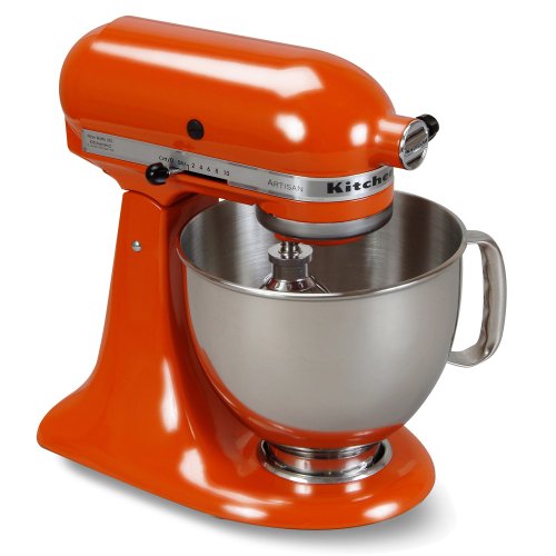 KitchenAid KSM150PSTG Artisan Series 5-Qt. Stand Mixer with Pouring Shield - Tangerine