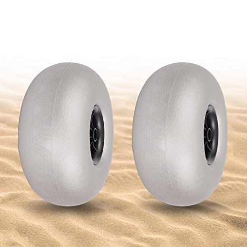 2Pcs Balloon Wheels Beach Cart Tires, 10