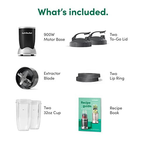 NutriBullet NB9-1301B Pro 13 Pcs Cobalt Blue, 900W Food Blender