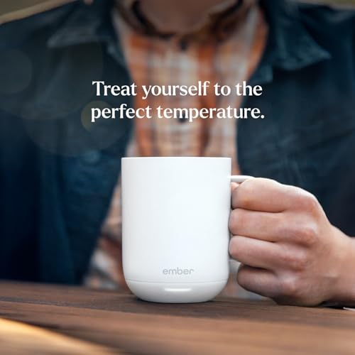 Ember Temperature Control Smart Mug 2, 14 Oz, App-Controlled Heated Coffee Mug with 80 Min Battery Life and Improved Design, Black