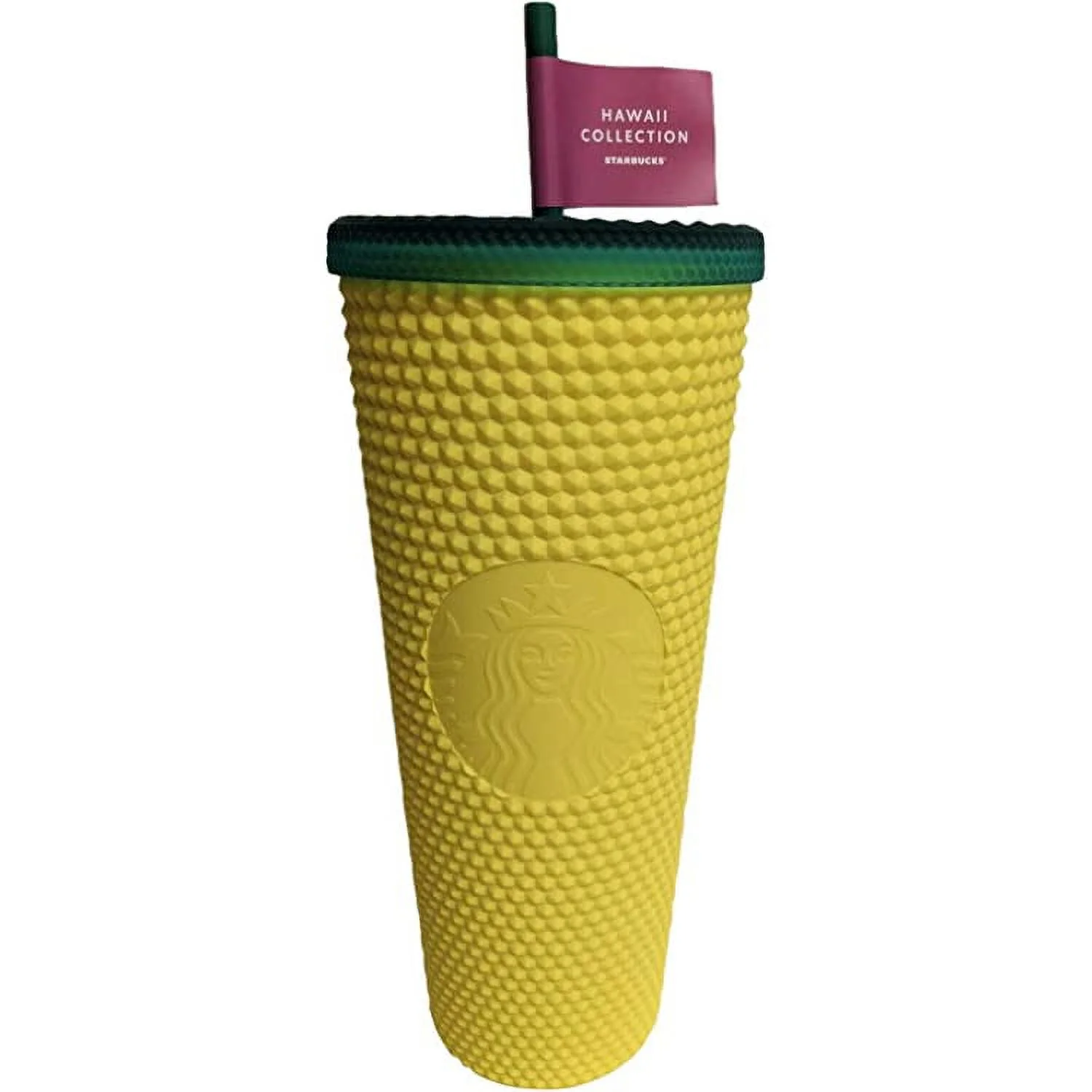 Starbucks Hawaii Exclusive Collection Matte Studded Pineapple 24oz Tumbler