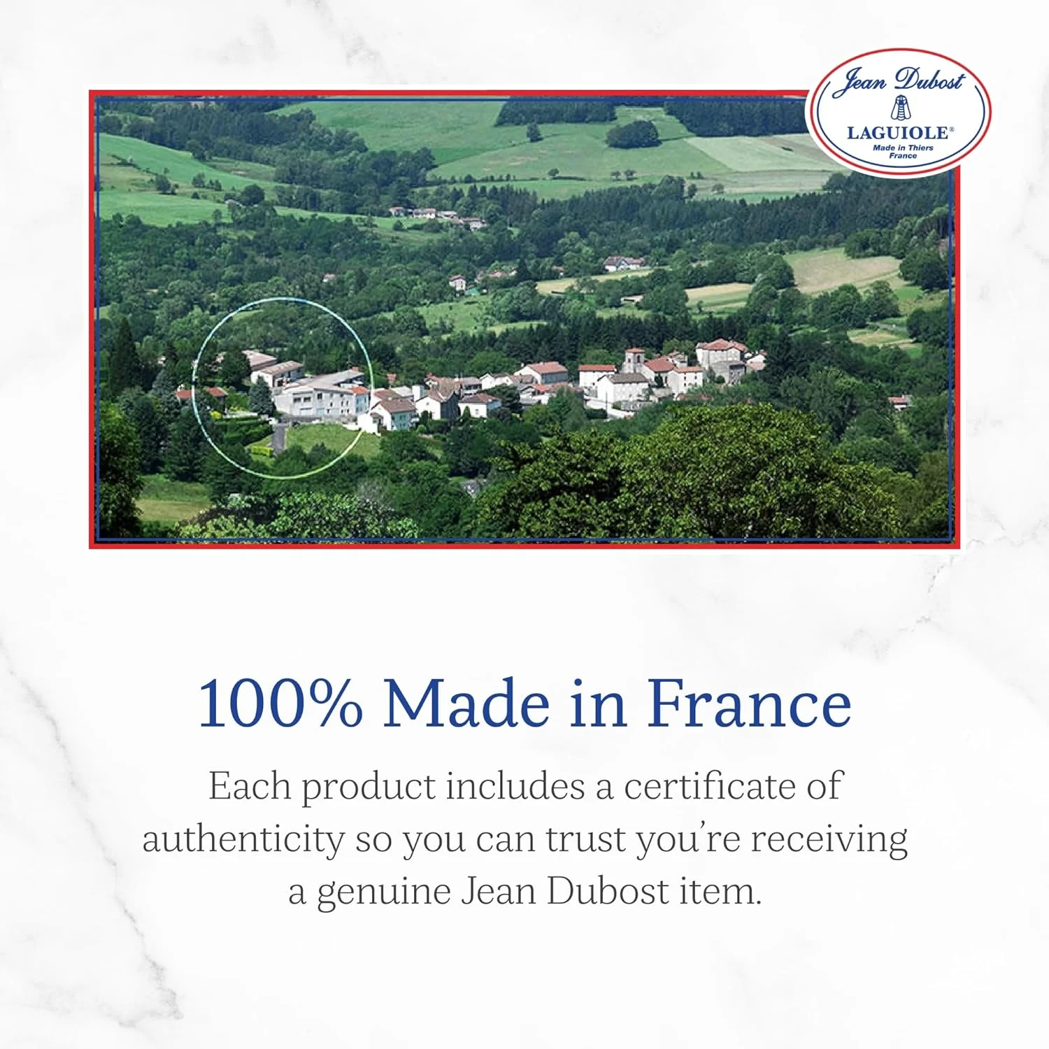 Laguiole Oyster Opener, Stainless Steel Blades, Marine