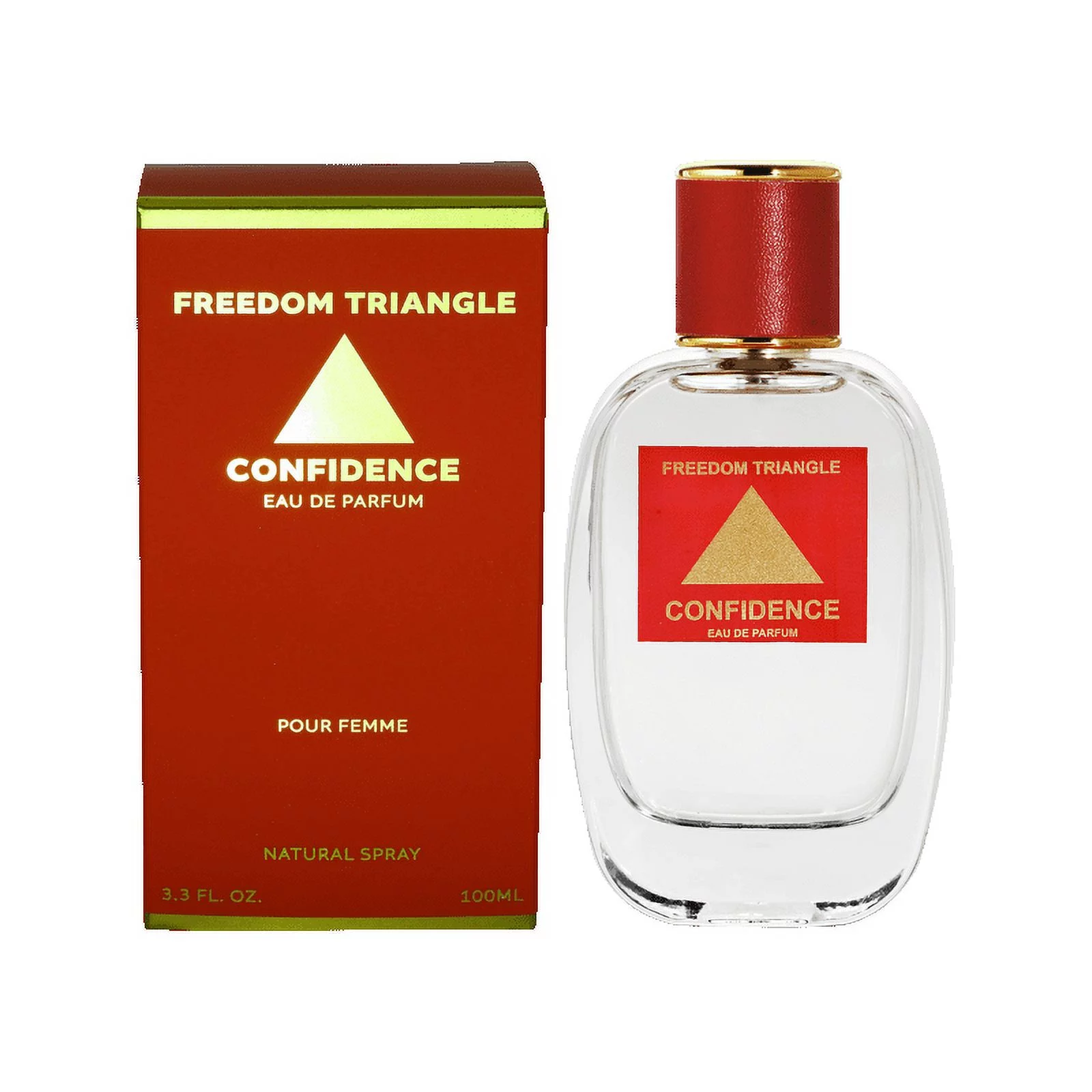 CONFIDENCE Eau de Parfum EDP Natural Spray Triangle Women's Fragrance