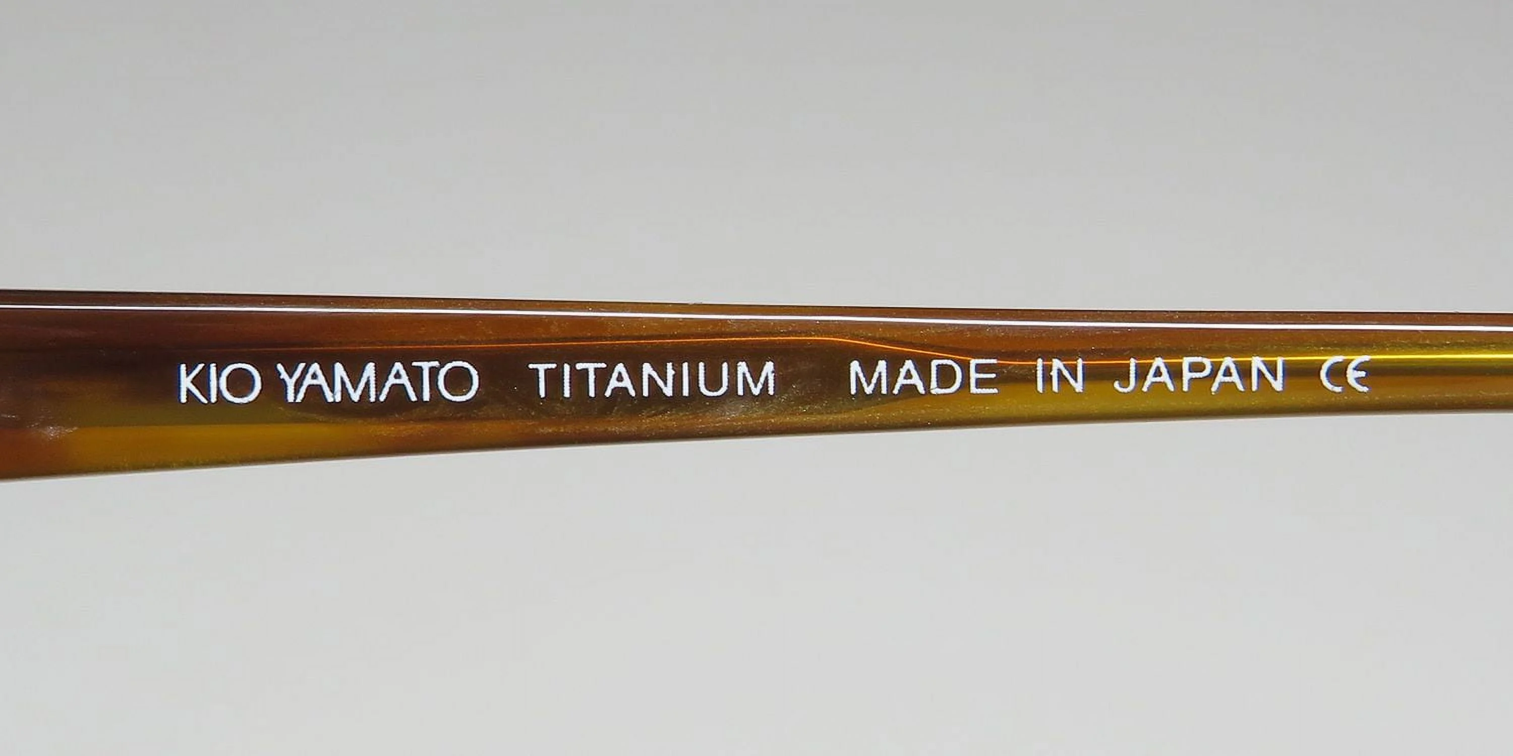 KIO YAMATO KT-254 TITANIUM LIGHTWEIGHT HALF-RIMLESS JAPAN EYEGLASS FRAME/GLASSES