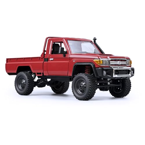 RC Rock Crawler RC Truck 4x4 Toyota LC79 RC Crawler 1/12 Off Road Pickup Remote Control 2.4Ghz All Terrain 280 Brushed Motor Proportional Throttle Steering RTR Hobby Toy Adult MN-82