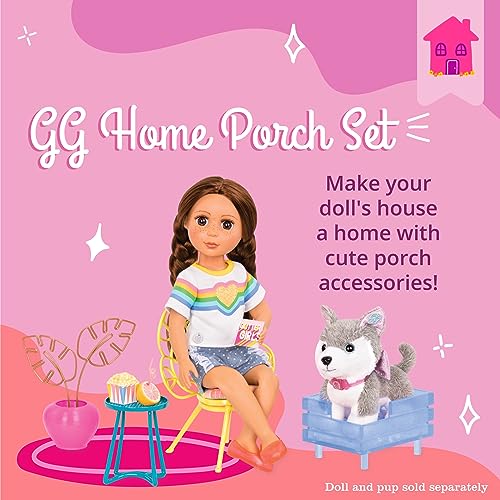 Glitter Girls – 14-Inch Doll Accessories – Cotton Candy Machine On Wheels– Toys, Clothes, & Accessories for Girls 3+ Years