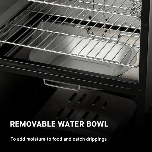 Masterbuilt? 40-inch ThermoTemp Propane Gas Vertical BBQ Smoker with Analog Temperature Control and 960 Cooking Square Inches in Black, Model MB20051316