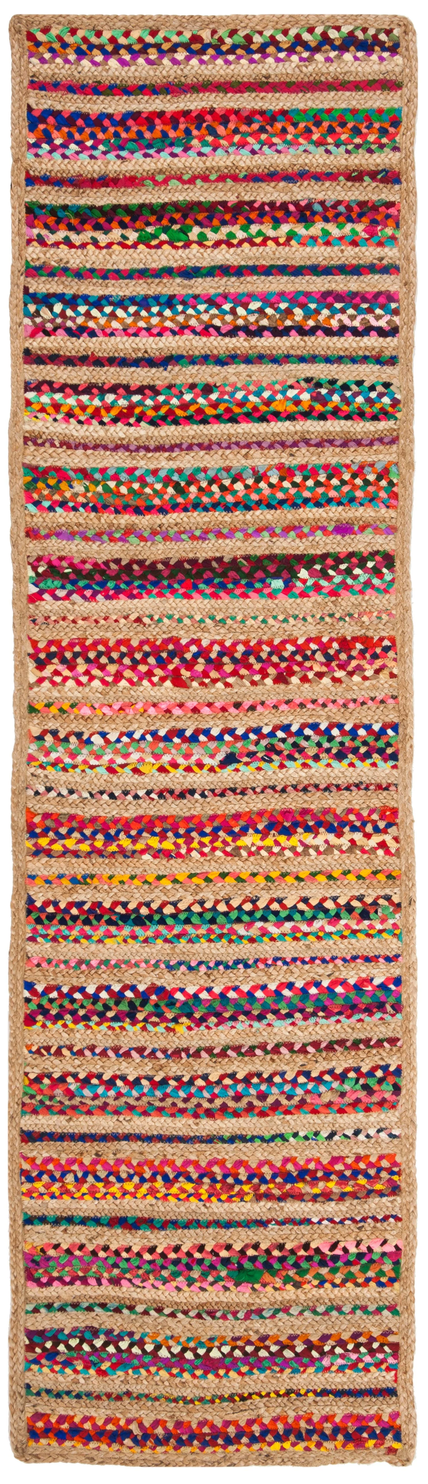 SAFAVIEH Cape Cod Edwyna Colorful Braided Area Rug, 2'3