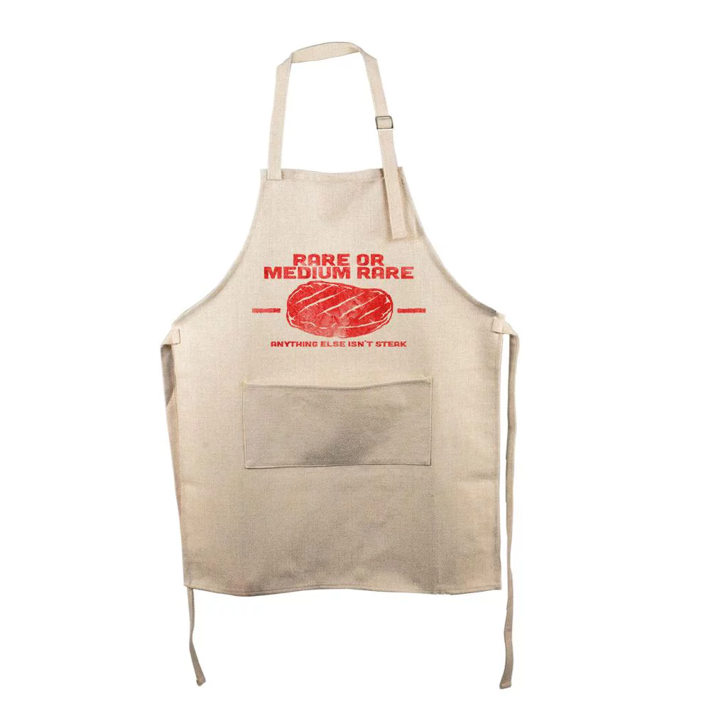 Steak Rare of Medium Rare All Over Apron