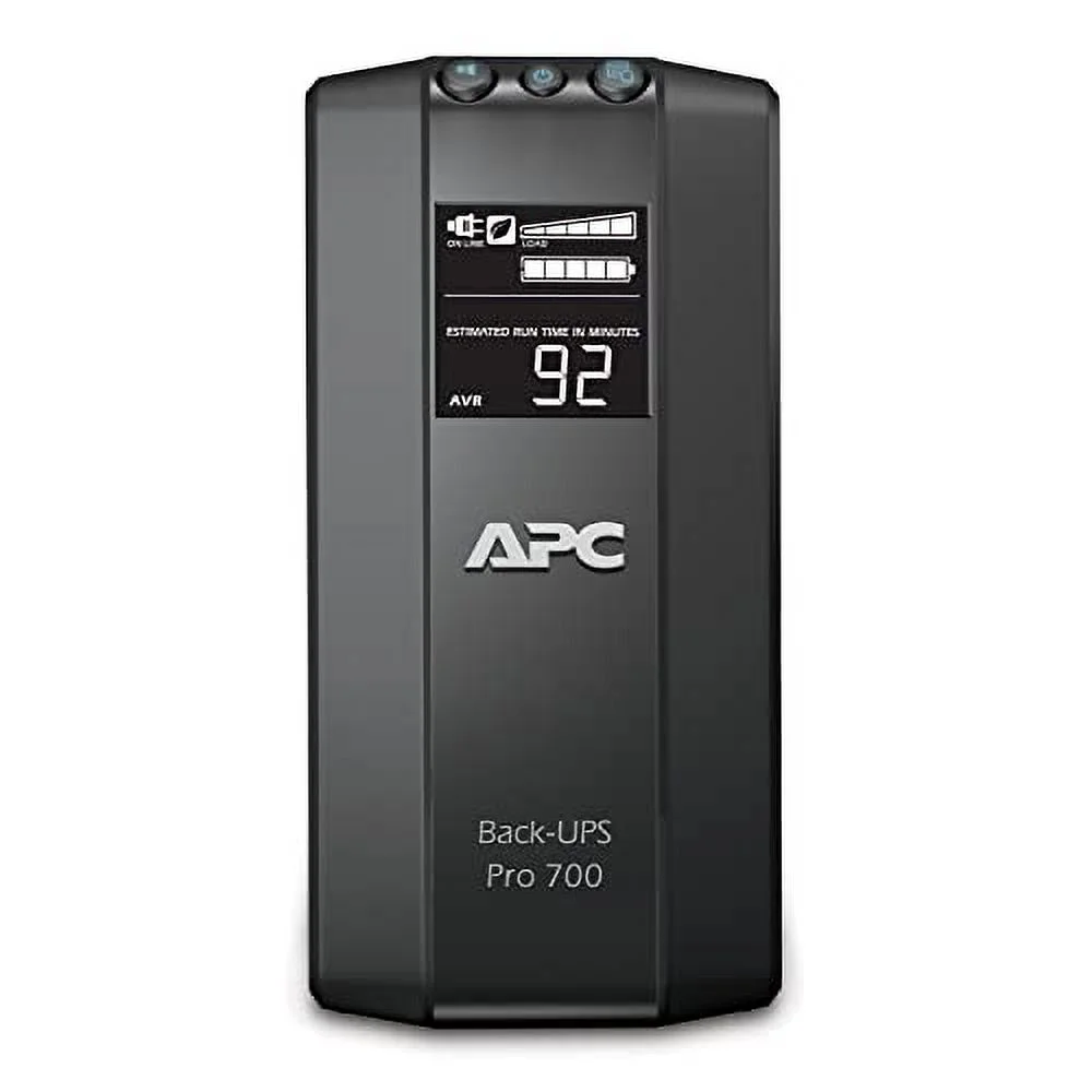 APC Back-UPS Pro, 700VA UPS Battery Backup & Surge Protector (BR700G)
