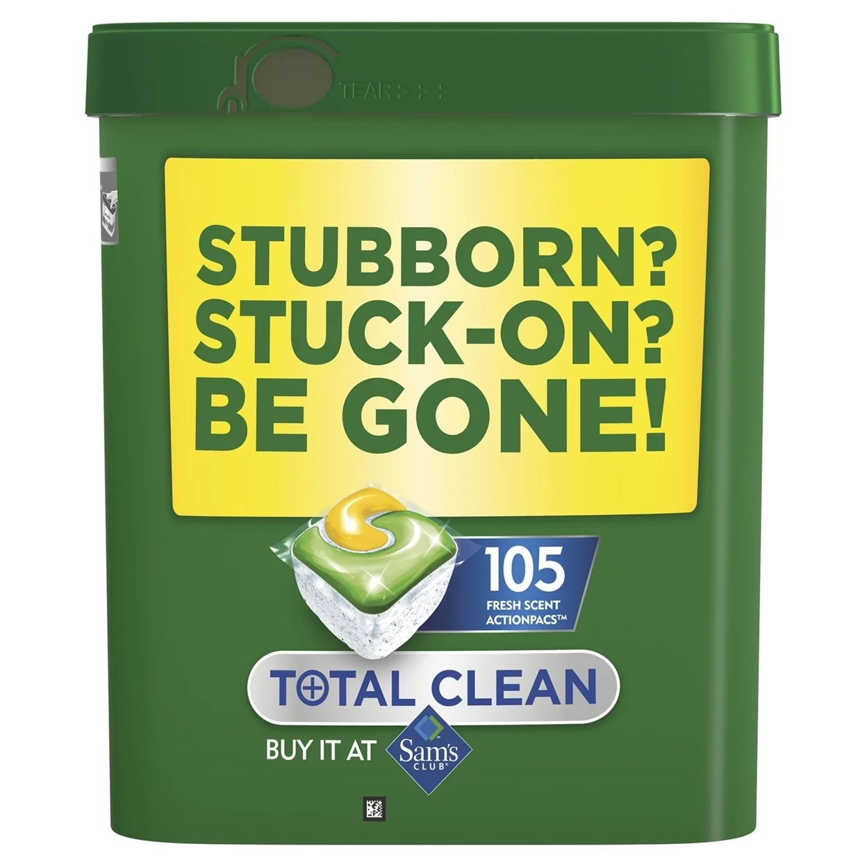 Cascade Total Clean ActionPacs Dishwasher Detergent Fresh Scent (105 Count)