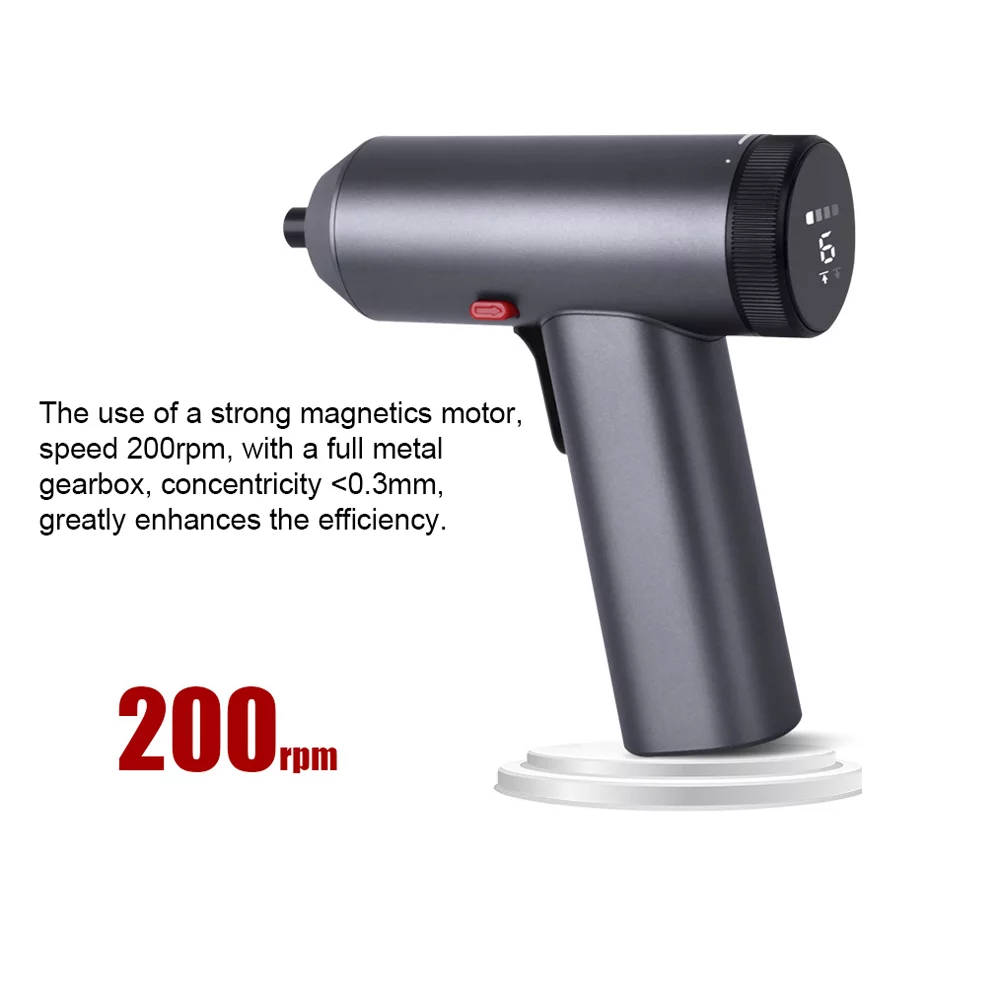 Dcenta 200rpm Screwdriver Bits Set Multifunctional Screwdrivers Repairing Tool Kit Electric Screw Driver for Mobilephones Computers Home Appliances