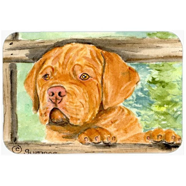 Caroline's Treasures Dogue de Bordeaux Glass Cutting Board Large