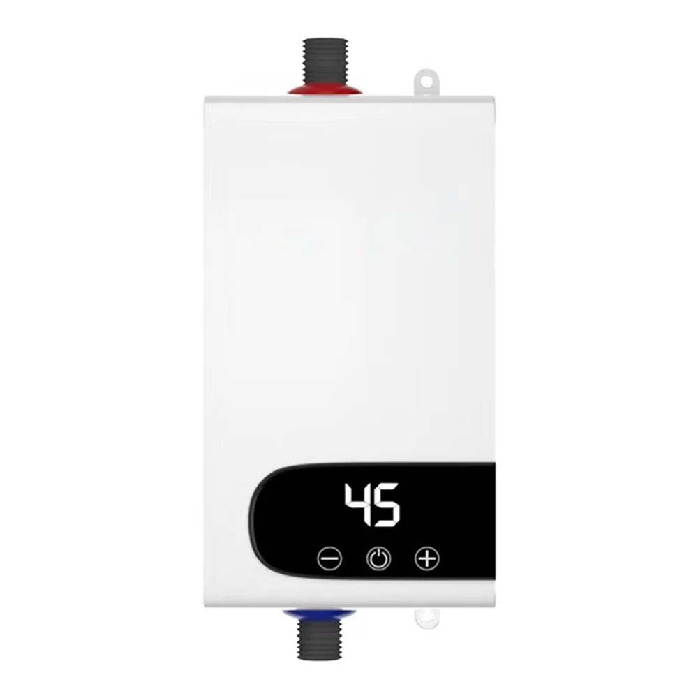 Anself Efficient Electric Water Heater, Fast Heating and AI Chip Control, Perfect for Small Kitchens
