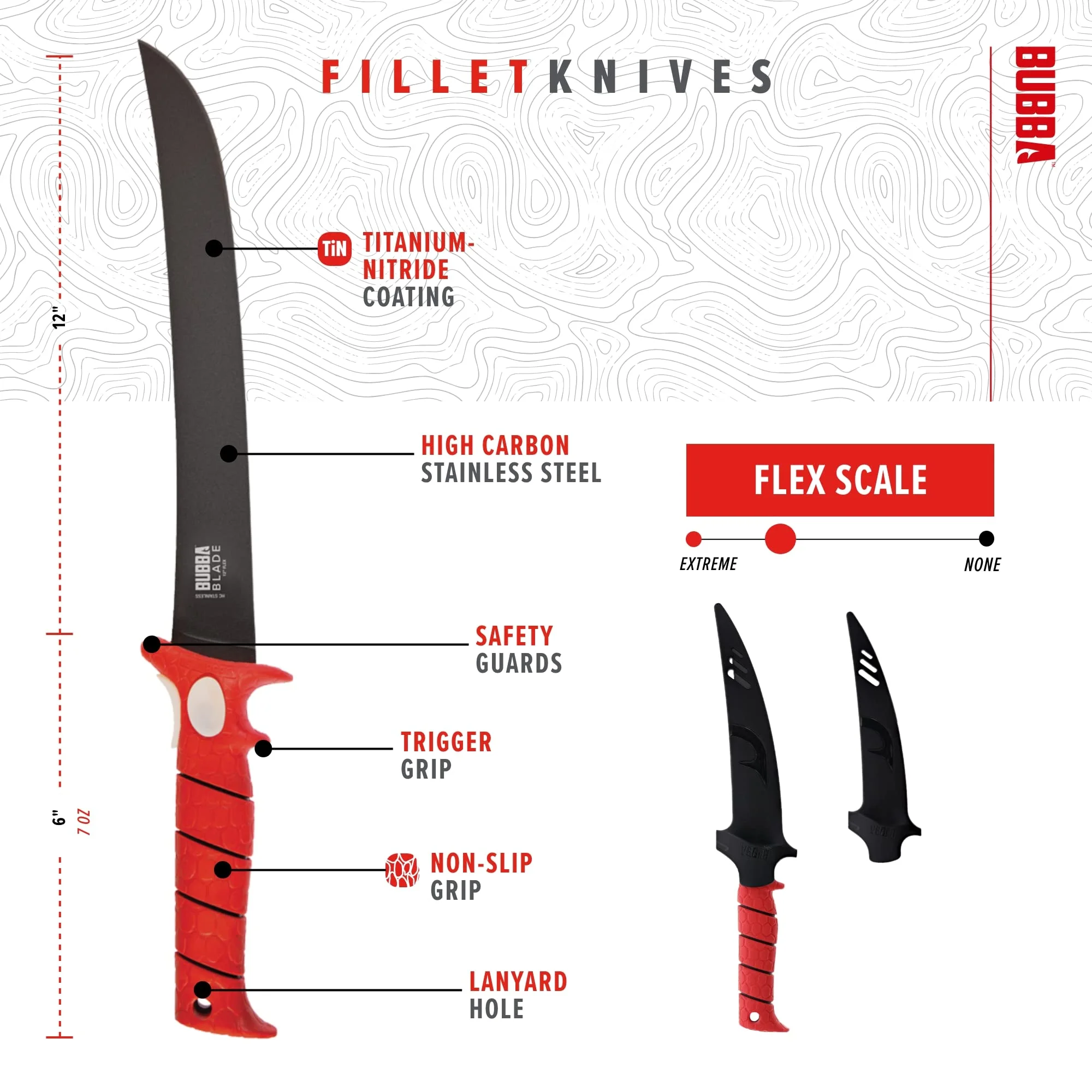 Bubba Blade Knives by BTI Tool Fillet Knife