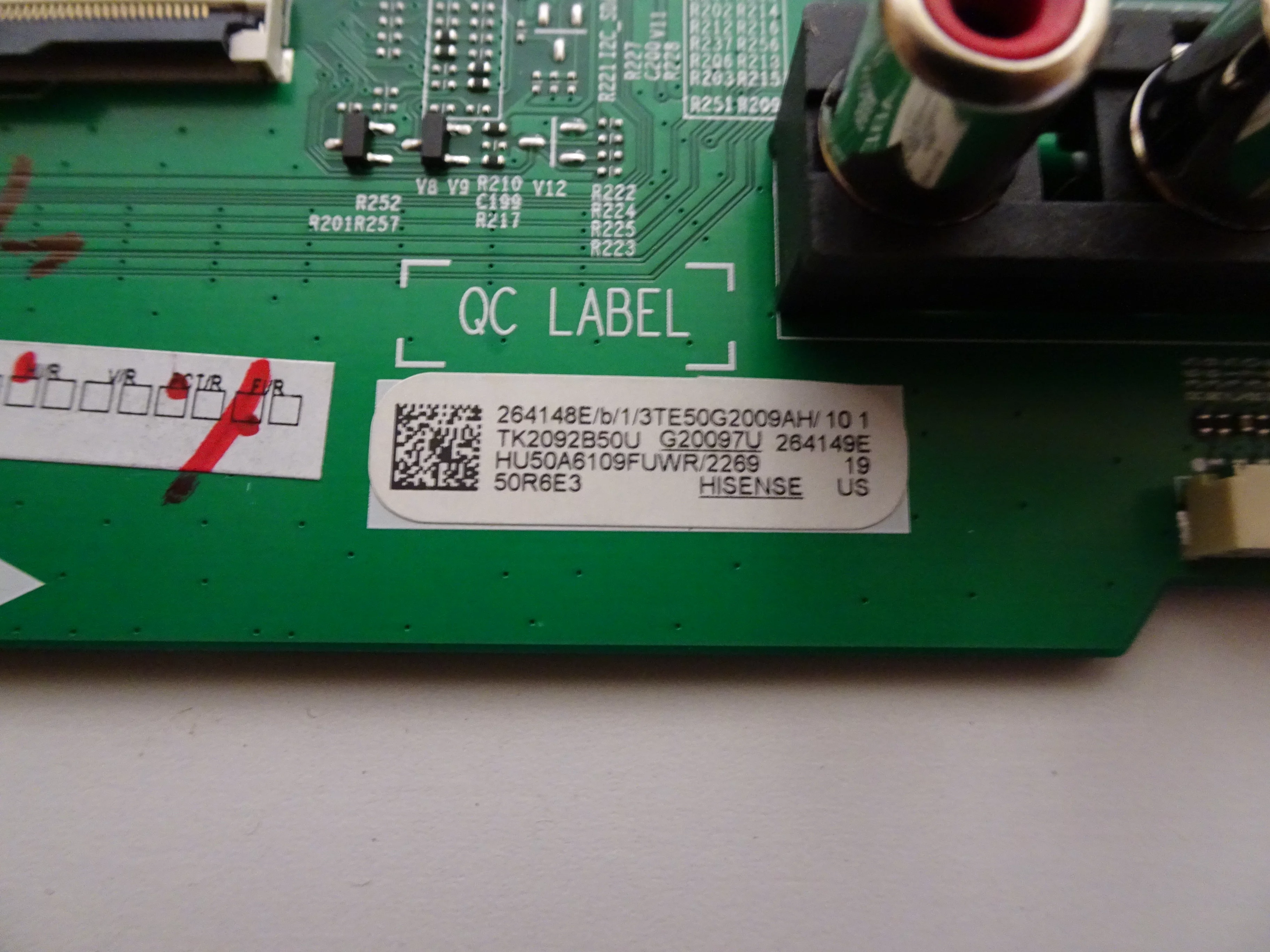 Hisense 50R6E3 Main Board (264149E, RSAG7.820.9221/ROH) 264148E