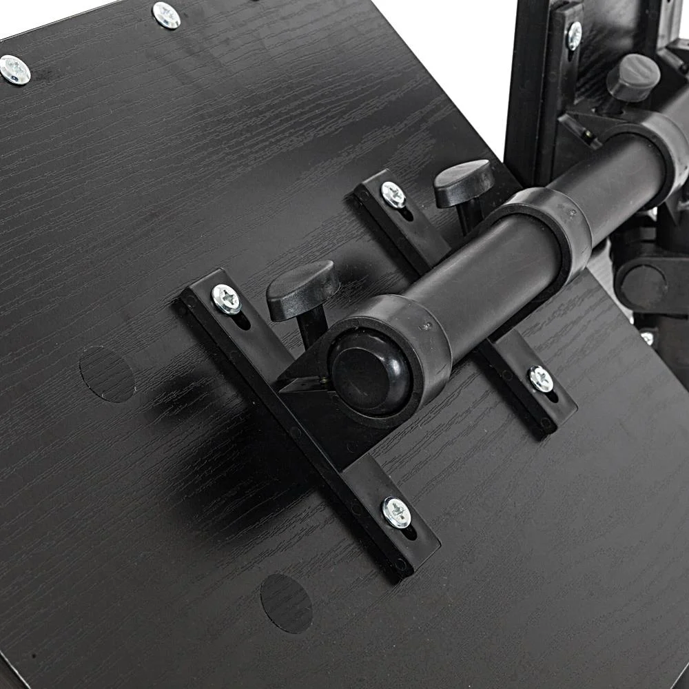 Ktaxon Adjustable Black Laptop Desk Rolling Cart Sofa Over Bed Notebook Table Stand