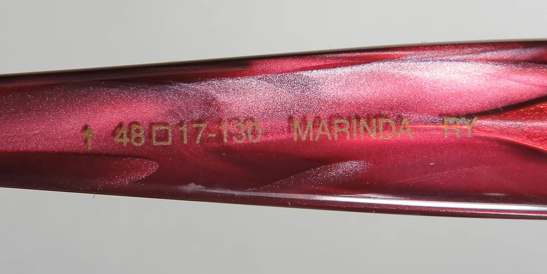 VERA WANG Eyeglasses MARINDA Ruby 48MM