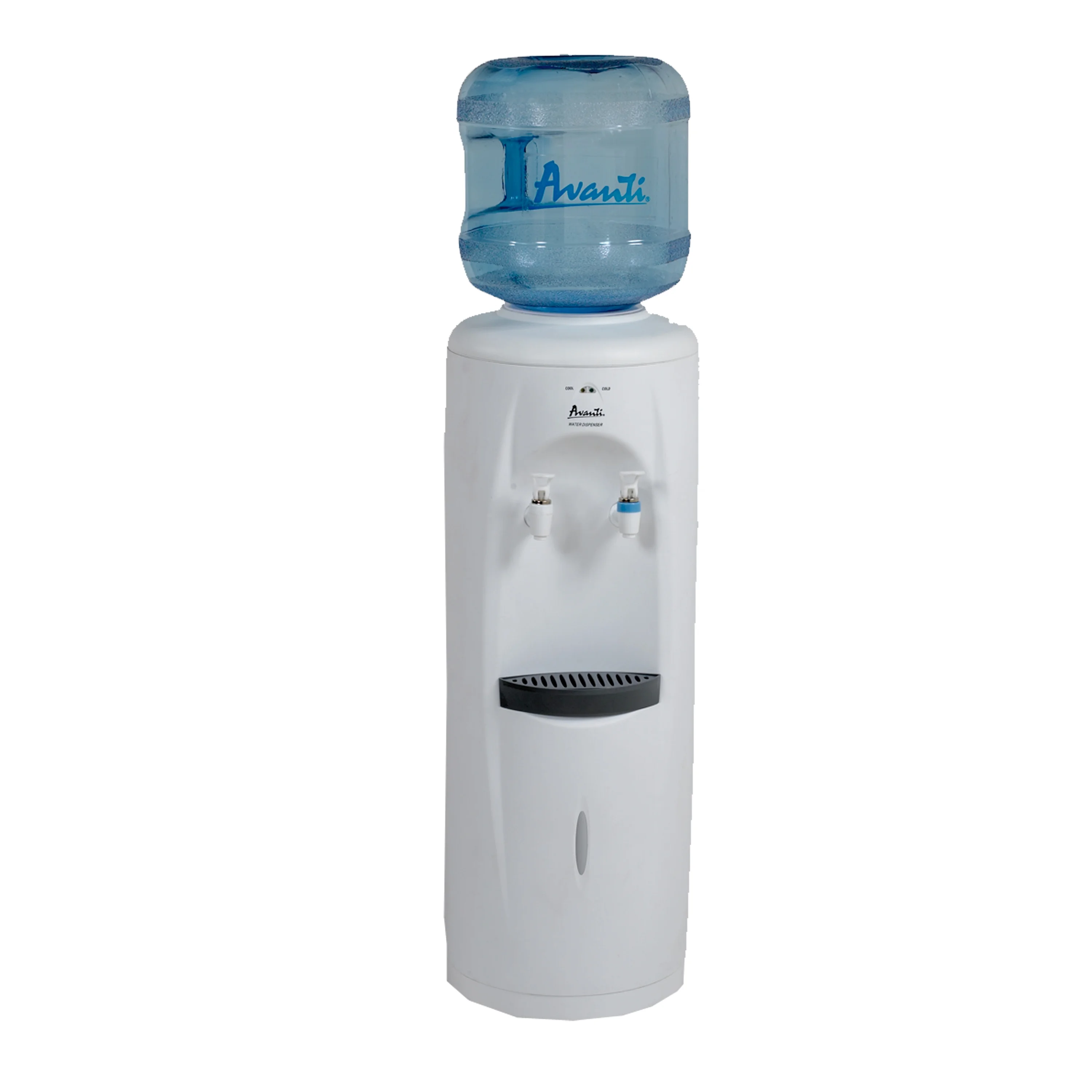 Avanti Freestanding Top Loading Room Temperature and Cold Water Dispenser