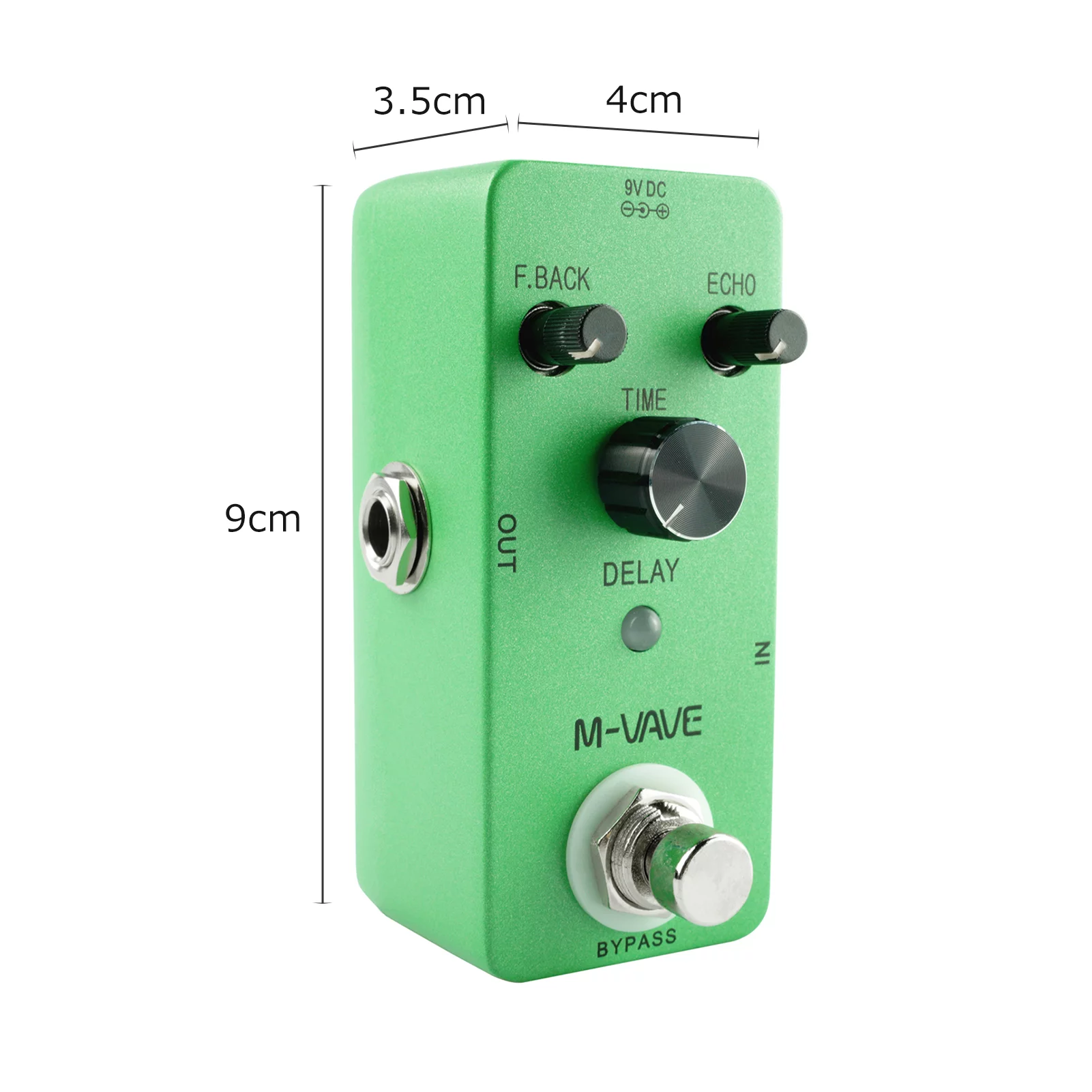 M-VAVE DELAY Analog Delay Echo Guitar Effect Pedal Zinc Alloy Shell True Bypass