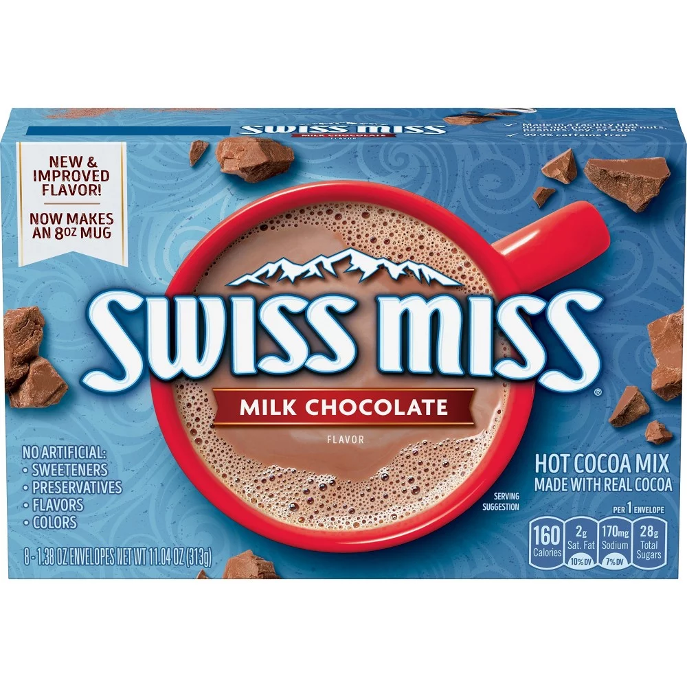 Swiss Miss Hot Cocoa Mix Milk Chocolate - 8ct