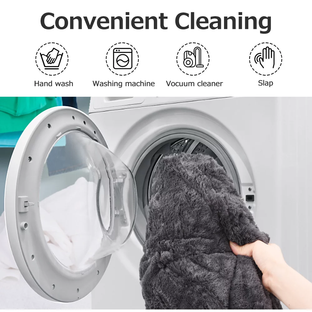 Home Sponge Bed Bean Bag Chair Cover Slipcover Double Bedroom Balcony Large Couch Round Soft Fluffy Cover No Fillings Only Cover