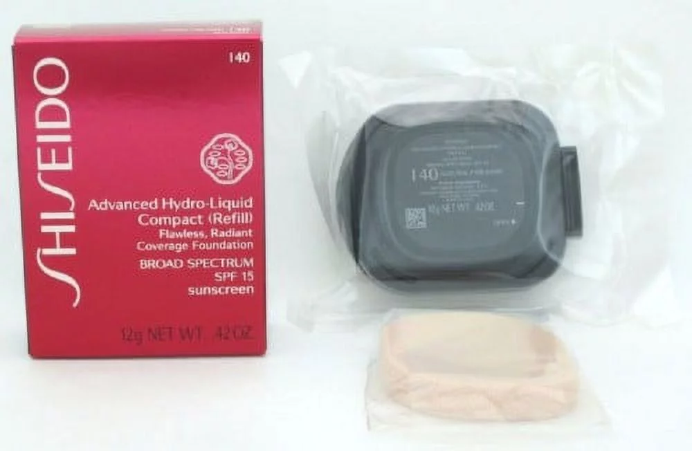 Shiseido Advanced Hydro-Liquid Compact (Refill) 140 Natural Fair Ivory .42 Ounce